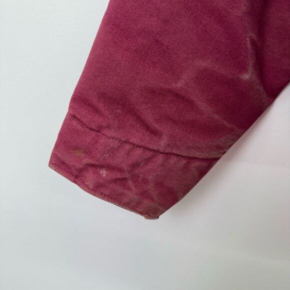 Carhartt Women’s Vintage Sherpa Lined Detroit Raspberry Bomber Jacket WJ097 RBY - Picture 7 of 16